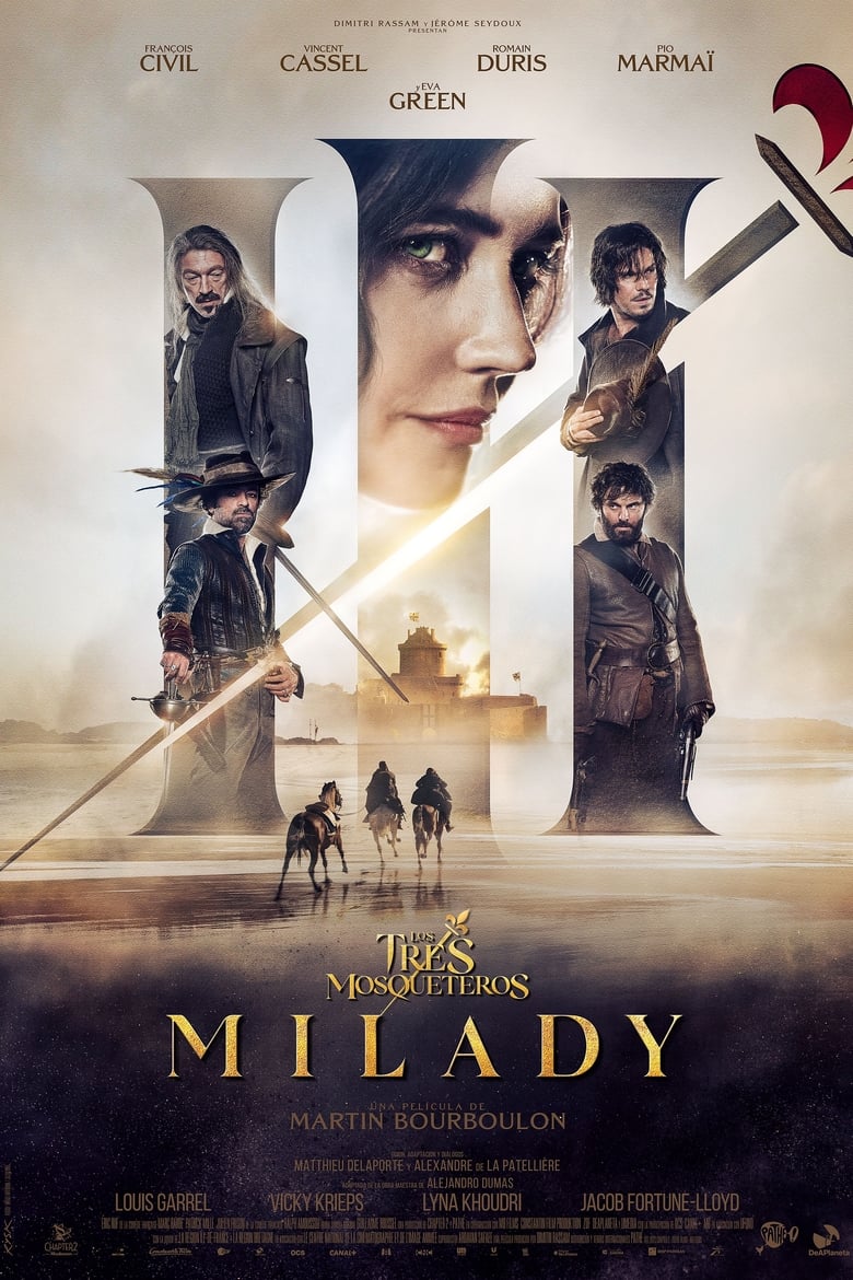 Los Tres Mosqueteros: Milady 2023 [1080p] [Latino-Castellano-Francés]